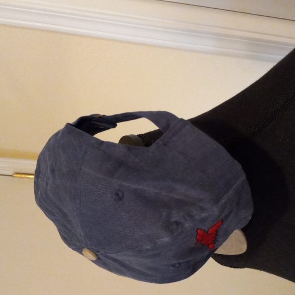 💯🧢Vintage Blue & Tan Denim "I ❤ Beanie Babies" Baseball Cap Adjustable Size - Picture 4 of 6